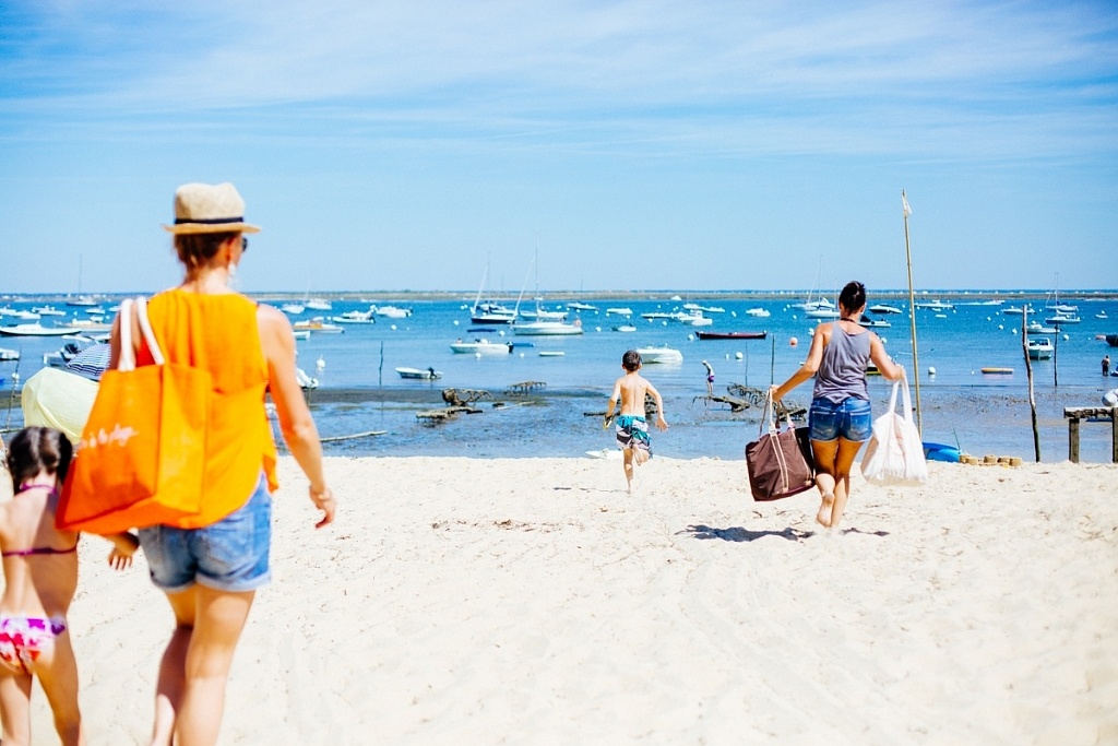 carte des plages à Lège Cap Ferret